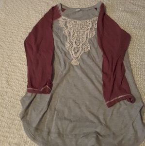 Maurices 3/4 sleeve top